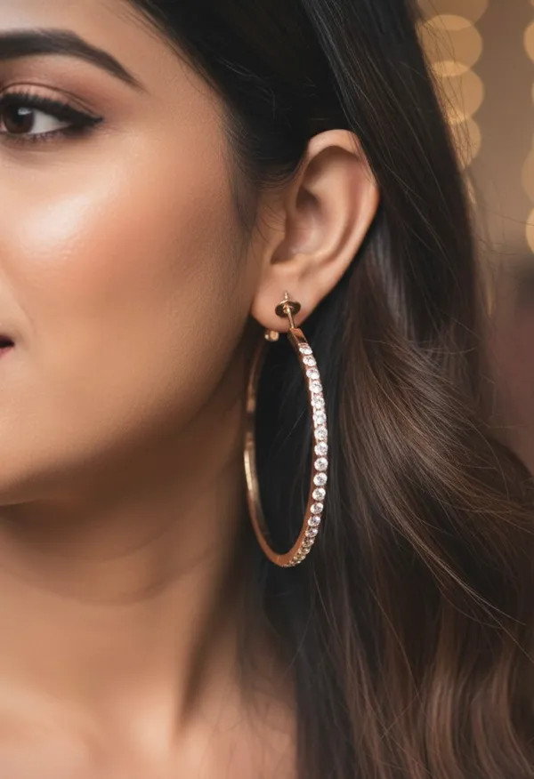 Rose_Gold_Midnight_Sparkle_Earrings_For_Women